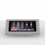 Fixed Tilted 15° Desk / Surface Mount - iPad 2, 3 & 4 - Light Grey [Front Tilted View]