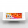 Fixed Tilted 15° Desk / Surface Mount - 10.2-inch iPad 7th Gen - White [Front Tilted View]