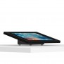 Fixed Tilted 15° Desk / Surface Mount - 12.9-inch iPad Pro - Black [Front Isometric View]