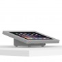 Fixed Tilted 15° Desk / Surface Mount - iPad 2, 3 & 4 - Light Grey [Front Isometric View]