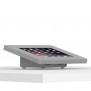 Fixed Tilted 15° Desk / Surface Mount - iPad 2, 3 & 4 - Light Grey [Front Isometric View]