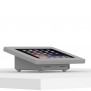 Fixed Tilted 15° Desk / Surface Mount - iPad Mini 1, 2, & 3 - Light Grey [Front Isometric View]