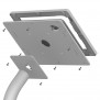 Fixed VESA Floor Stand - 11-inch iPad Pro - Light Grey [Tablet Assembly Isometric View]