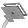 Fixed VESA Floor Stand - 11-inch iPad Pro 2nd & 3rd Gen - Light Grey [Tablet Assembly Isometric View]