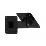 Rear Wall Mounted View, 360 Tilting VESA Surface Mount - Black