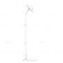 Fixed VESA Floor Stand - iPad Mini (6th Gen) - White [Full Side View]
