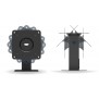 360 Rotate & Tilt Surface Mount - Black [Front Tilted View]