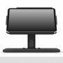 Portable 360 Rotating & Tilting OpenVESA Samsung Galaxy Tab A7 10.4" Stand [Front Ortho View] - Black