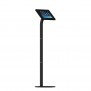 Fixed VESA Floor Stand - iPad Air 1 & 2, 9.7-inch iPad Pro - Black [Full Front Isometric View]