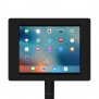 Fixed VESA Floor Stand - 12.9-inch iPad Pro - Black [Tablet Front 45 Degrees]