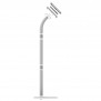Fixed VESA Floor Stand - 10.9-inch iPad 10th Gen - Light Grey [Full Assembly Side View]