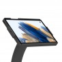 Open Fixed VESA Floor Stand - Samsung Galaxy Tab A8 10.5 - Black [Tablet Front Isometric View]