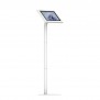 Fixed VESA Floor Stand - Microsoft Surface Pro 9 - White [Full Front Isometric View]