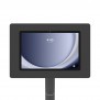 Fixed VESA Floor Stand - Samsung Galaxy Tab A9+ 10.9 (11") - Black [Tablet Front 45 Degrees]