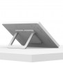 Foldable Kick Stand w. VESA Enclosure - White [Back Iso View]