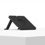 Foldable Kick Stand - No Tablet Enclosure [Front Iso View] - Black