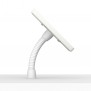 Flexible Desk/Wall Surface Mount - iPad 2, 3, 4 - White [Side View]