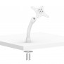 Flexible Desk/Wall Surface Mount - White [Behind-Surface Assembly View]