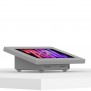 Fixed Tilted 15° Desk / Surface Mount - iPad Mini (6th Gen) - Light Grey [Front Isometric View]