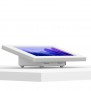 Fixed Tilted 15° Desk / Surface Mount - Samsung Galaxy Tab A7 10.4 - White [Front Isometric View]