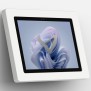 Fixed Tilted 15° Wall Mount - Microsoft Surface Pro 9 - White [Front Isometric View]