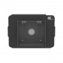 Disassembled | Fixed Tilt Open Samsung Galaxy Tab S10+ Plus 12.4" Wall Mount [Rear Ortho View] - Black