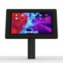 Fixed Desk/Wall Surface Mount - 12.9-inch iPad Pro 4th & 5th Gen - Black [Front View]
