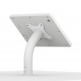 Fixed Desk/Wall Surface Mount - 10.2-inch iPad 7th Gen - White [Back Isometric View]