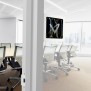 Removable Tilting Glass Mount - iPad Pro 11-inch (M4) - White [Isometric View]