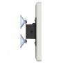 Removable Tilting Glass Mount - iPad 2, 3, 4 - Light Grey [Side View]
