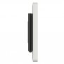 Permanent Fixed Glass Mount - iPad Mini 1, 2 & 3 - Light Grey [Side View]