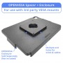 OpenVESA Cable Spacer - Black [Assembled View]