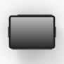 Tilting VESA Wall Mount - Generic Tablet - Black [Front View]