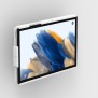 Tilting Open VESA Wall Mount - Samsung Galaxy Tab A8 10.5 - White [Isometric View]