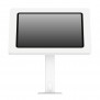 9-inch tall - 360 Rotating & Tilting Enclosed Microsoft Surface Pro 12 Mount [Front Ortho View] - White