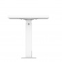 9-inch tall - 360 Rotating & Tilting Enclosed Microsoft Surface Pro 12 Mount at 90º Tilt Upward [Side Ortho View] - White