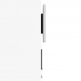 Disassembled View | Fixed Enclosed Microsoft Surface Pro 12 Removable Wall Mount [Side Ortho View] - White