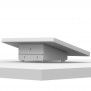 Fixed Tilt Enclosed Samsung Galaxy Tab A11+ 11" Desk / Table Mount - Stand [Rear Iso View] - White