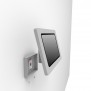 Disassembled | Fixed Tilt Enclosed Microsoft Surface Pro 12 Wall Mount [Behind-the-tablet, Rear Iso View] - Light Grey