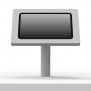 Fixed Enclosed Samsung Galaxy Tab A11+ 11" Desk / Table Surface Mount [Front Ortho View] - Light Grey