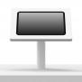 Fixed Enclosed Samsung Galaxy Tab A11+ 11" Desk / Table Surface Mount [Front Ortho View] - White