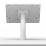 Fixed Enclosed Samsung Galaxy Tab A11+ 11" Desk / Table Surface Mount [Rear Ortho View] - White