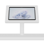 Fixed Desk/Wall Surface Mount - Microsoft Surface Pro 9 - White [Front View]