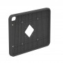 VidaMount VESALite Tablet Enclosure - No Tablet - Black [Isometric View]