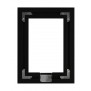 Rear View - Black Metalline - iPad mini 1, 2, & 3 Wall Frame / Mount / Enclosure