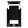 Assembly View - Florentine Black - iPad mini 1, 2, & 3 Wall Frame / Mount / Enclosure