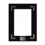 Rear View - Florentine Black - iPad mini 1, 2, & 3 Wall Frame / Mount / Enclosure