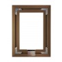 Rear View - Florentine Bronze - iPad mini 1, 2, & 3 Wall Frame / Mount / Enclosure