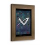 Front Iso View - Florentine Bronze - iPad 2, 3, 4 Wall Frame / Mount / Enclosure
