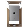Assembly View - Florentine Bronze - iPad 2, 3, 4 Wall Frame / Mount / Enclosure